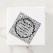 大理石のウェディングシャワー用フェイクメッセージカード フェイバータグ (インサイチュ)