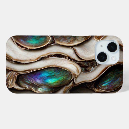 大理石のエレガントテクスチャアワロンストーンラグジュアリー Case-Mate iPhoneケース (裏面 (横))