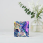 大理石のカラフル紹介カード 紹介カード (スタンド正面)