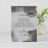 大理石のグリッタージ    オメトリックが私の花嫁の付き添いになる 招待状 (スタンド正面)