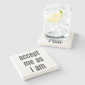 大理石のコースターとして受け入れる ストーンコースター (横)