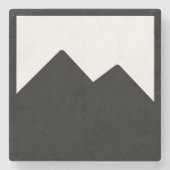 大理石のコースターのテンプレート ストーンコースター (正面)