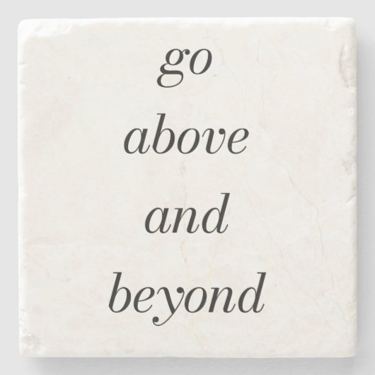 大理石のコースターの上を行き来する ストーンコースター (正面)