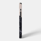 大理石のジオメトリパターン iPhoneケース (左側面)