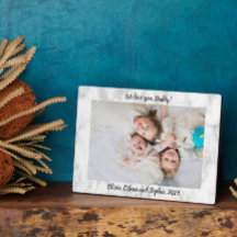 大理石のスクリプト私たちはパパの名前を愛しパーソナライズされたている