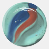 大理石のステッカーシート ラウンドシール (正面)