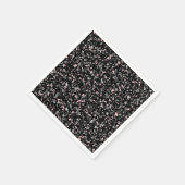 大理石のチップス石のシェイプのピース抽象芸術テクスチャ スタンダードカクテルナプキン (角)