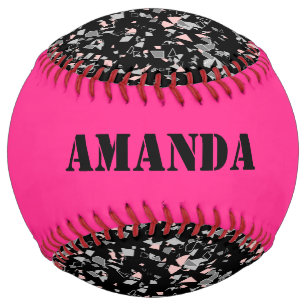 大理石のチップス石のシェイプのピース抽象芸術テクスチャ ソフトボール