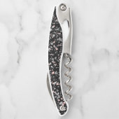 大理石のチップス石のシェイプのピース抽象芸術テクスチャ ソムリエナイフ (裏面)