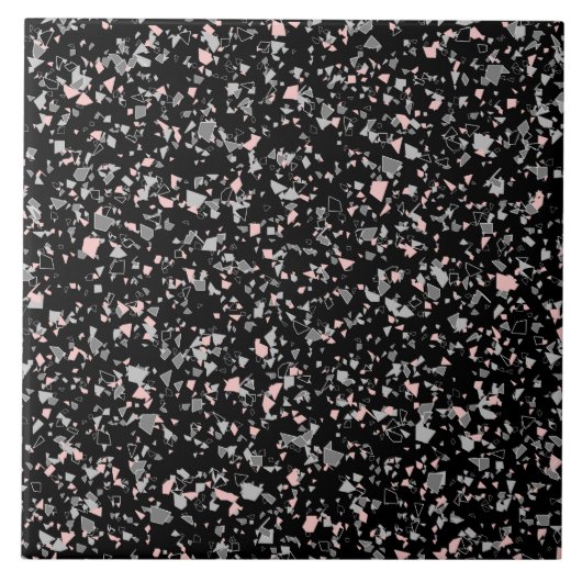 大理石のチップス石のシェイプのピース抽象芸術テクスチャ タイル (正面)