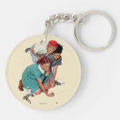 大理石のチャンピオン キーホルダー (裏面)