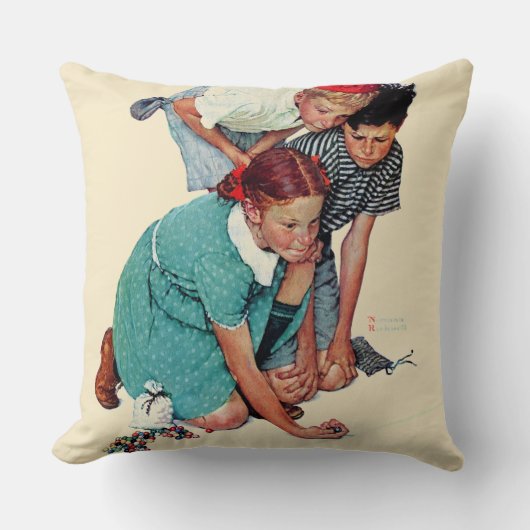 大理石のチャンピオン クッション (正面)