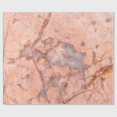 大理石のテクスチャの白いパターン ラッピングペーパー (フラット)