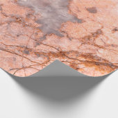 大理石のテクスチャの白いパターン ラッピングペーパー (角)