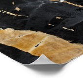 大理石のテクスチャエレガント：石のサーフェス ポスター (角)