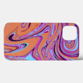 大理石のテクスチャパターカラフルンかわいい Case-Mate iPhoneケース (裏面 (横))