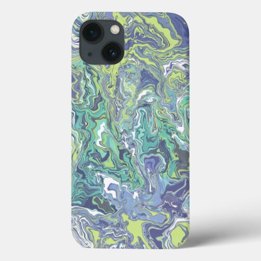 大理石のテクスチャパターンかわいい Case-Mate iPhoneケース (裏面)