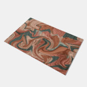 大理石のテクスチャパターン ドアマット (アングル)