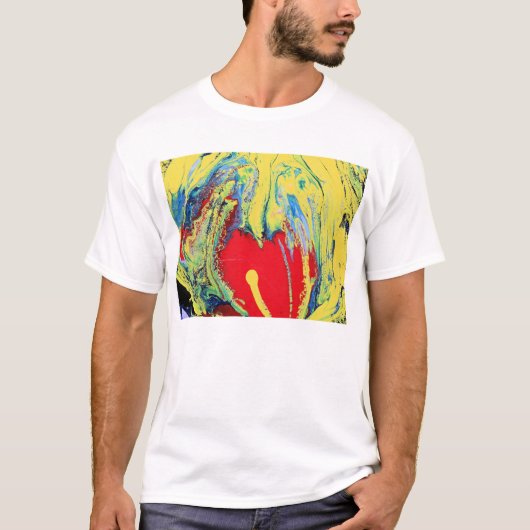 大理石のハート Tシャツ (正面)
