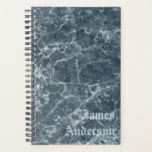 大理石のパターン名前またはテキストの追加 プランナー手帳 (正面)