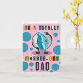 大理石のパンスのお父さんのデイカード カード (黄色い花)