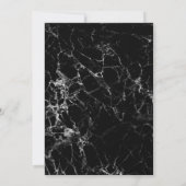 大理石のブライダルシャワーへの招待 招待状 (裏面)
