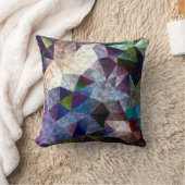 大理石のポリゴンパターン クッション (ブランケット)