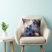 大理石のポリゴンパターン クッション (椅子)