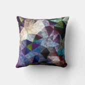 大理石のポリゴンパターン クッション (裏面)