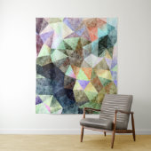 大理石のポリゴンパターン タペストリー (インサイチュ)