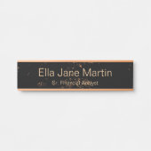 大理石の一見のぶら下がったな壁の名札のドアの印 サインプレート (正面)