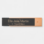 大理石の一見のぶら下がったな壁の名札のドアの印 サインプレート (正面)