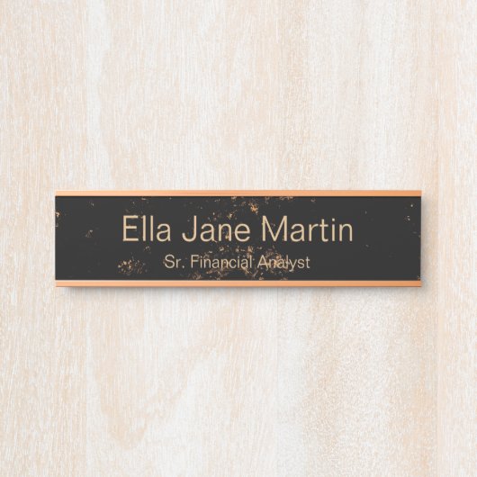 大理石の一見のぶら下がったな壁の名札のドアの印 サインプレート (正面)