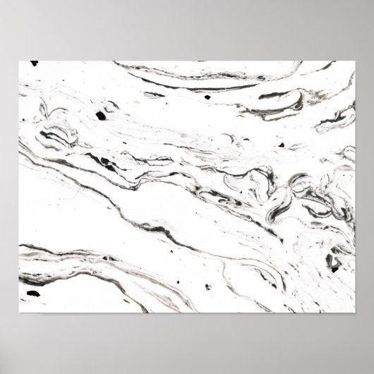 大理石の下の6つの足16x12 ポスター (正面)