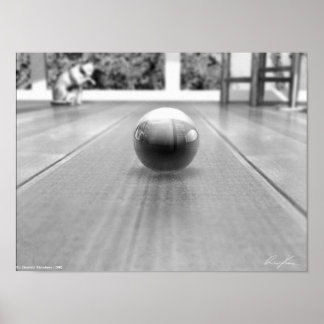 大理石の世界 – 白黒 ポスター