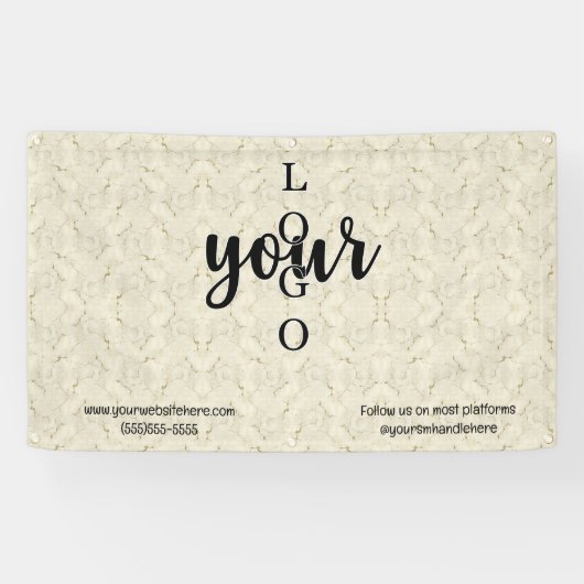 大理石の会社のロゴのコンベンションマーケット 横断幕 (横)