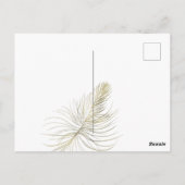 大理石の公証人サービスフォトビジネスフライヤー ポストカード (裏面)