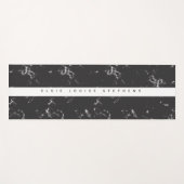 大理石の効果の名前入りなヨガのマット ヨガマット (正面(横))