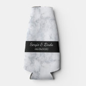 大理石の名前と日付 ボトルクーラー (正面)