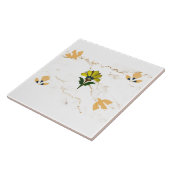 大理石の外観にアールフェイクデコのモチーフ タイル (側面)