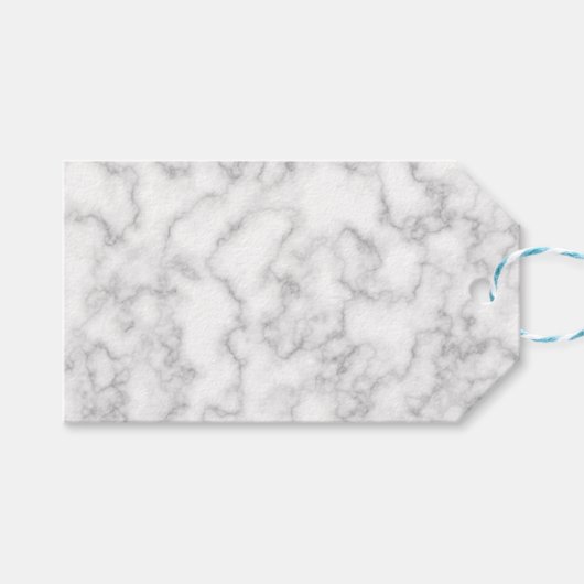 大理石の大理石模様の背景をマーリング ギフトタグ (正面(横))