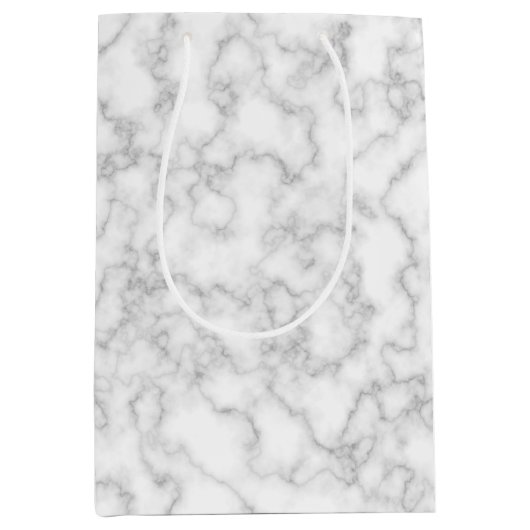 大理石の大理石模様の背景をマーリング ミディアムペーパーバッグ (正面)