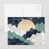 大理石の山景色 ポストカード (正面/裏面)
