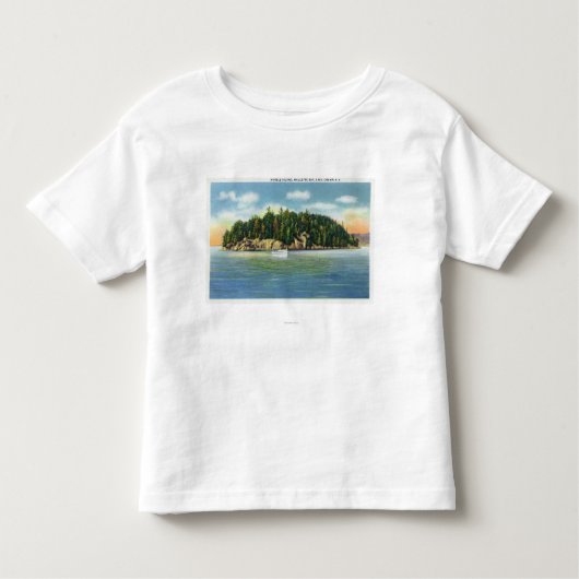 大理石の島のMalletts湾の眺め トドラーTシャツ (正面)