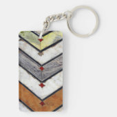 大理石の床 キーホルダー (裏面)