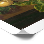 大理石の棚に静かな生活 ポスター (角)