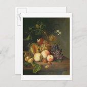 大理石の棚に静かな生活 ポストカード (正面/裏面)