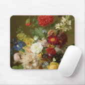 大理石の棚の静物画、1800-01年を開花して下さい マウスパッド (マウス)