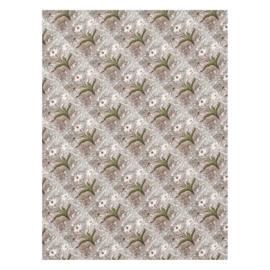 大理石の水仙 テーブルクロス (正面)