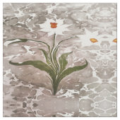 大理石の水仙 ファブリック (クローズアップ)